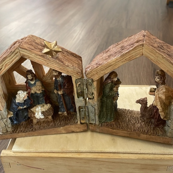 Pin On Xmas Nativity Manger Art Work - Picture 2 of 2